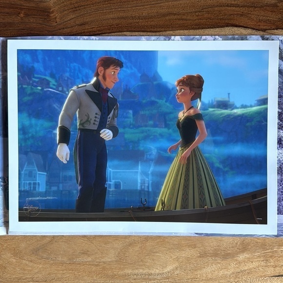 Disney Store Exclusive Commemorative Frozen Lithograph Set - Picture 4 of 6